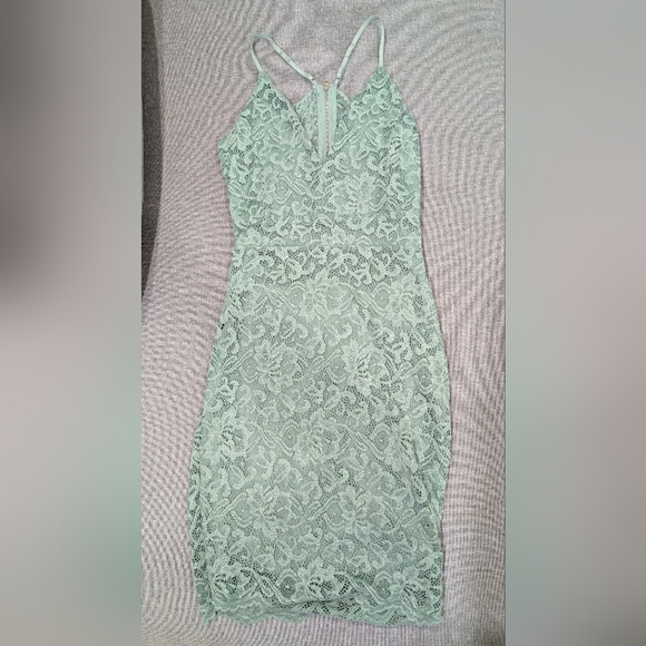 Revamped mini dress in size xs - mint green - Picture 1 of 2